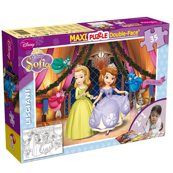Lisciani Puzzle  Maxi Sofia The First 2u1 35 delova 31700