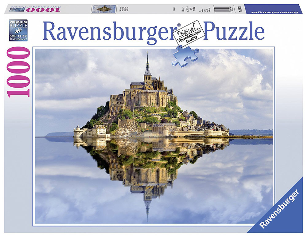 Ravensburger puzzle Svetske znamenitosti - Francuska, ostrvo Le Mont Saint Michel 1000 delova RA19647