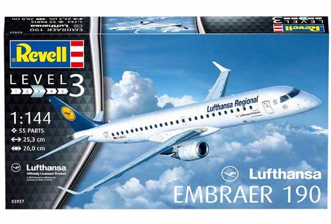 Revell maketa Avion Embraer 190 Lufthansa RV03937/090 - Image 1