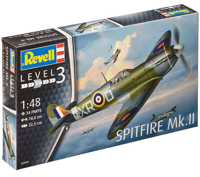 Revell maketa Borbeni avion Spitfire Mk.II RV03959/060