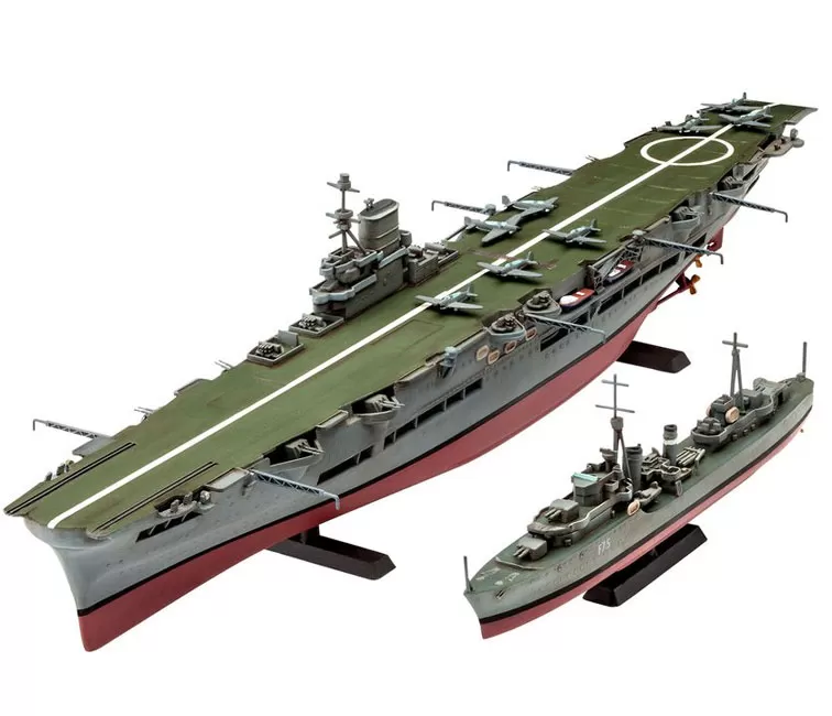 Revell maketa Brod HMS Ark Royal i Tribal Class Destroyer RV05149/060