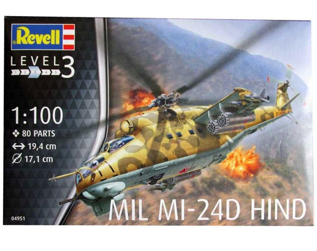 Revell maketa Helikopter Mil Mi-24D Hind RV04951/030