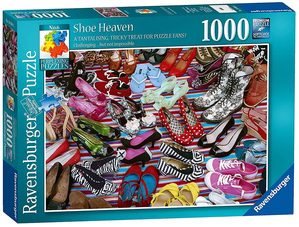 Ravensburger puzzle Perplexing Puzzles No6 - Shoe Heaven 1000 delova RA19560