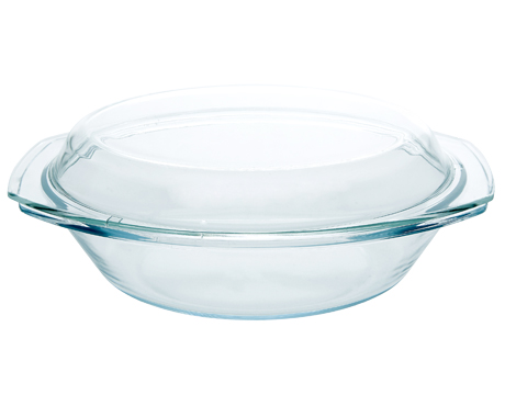 Pekač vatrostalni ovalni sa poklopcem 2.5L TVP-OP200