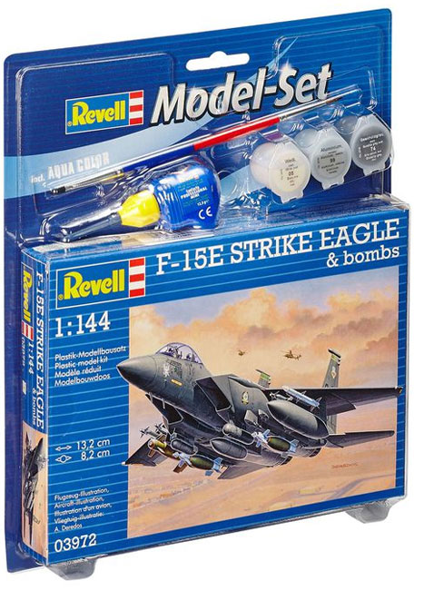 Revell maketa aviona sa priborom Model Set F-15E RV63972/5006 - Image 1