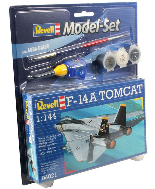 Revell maketa aviona sa priborom Model Set F-14A Tomcat RV64021/5006 - Image 1