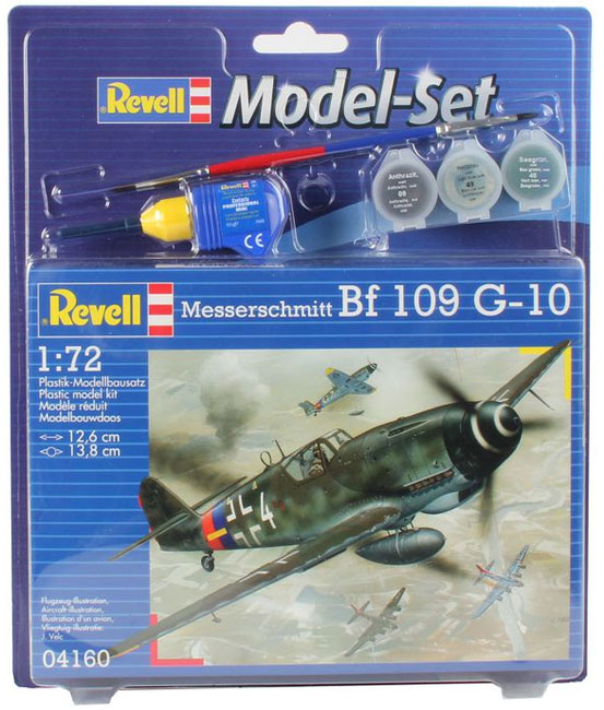 Revell maketa aviona sa priborom Model Set Messerschmitt Bf-109 RV64160/5006