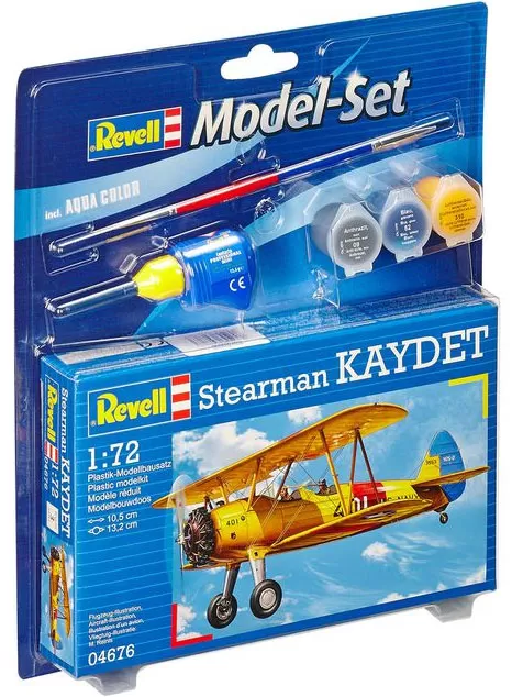 Revell maketa aviona sa priborom Model Set Stearman Kaydet RV64676/5006