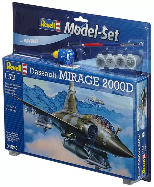 Revell maketa aviona sa priborom Model Set Mirage 2000D RV64893/5008