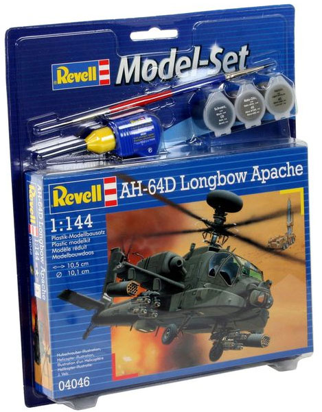 Revell maketa helikoptera sa priborom Model Set AH-64D Longbow Apache RV64046/5006