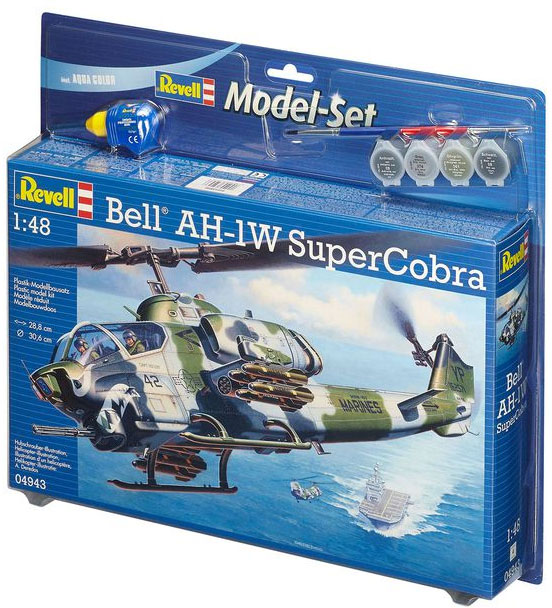 Revell maketa helikoptera sa priborom Model Set Bell AH-1W SuperCobra RV64943/5008