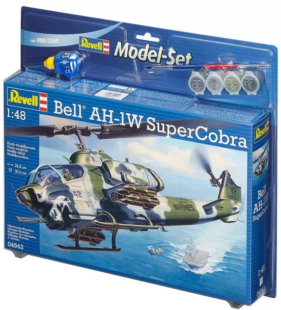 Revell maketa helikoptera sa priborom Model Set Bell AH-1W SuperCobra RV64943/5008