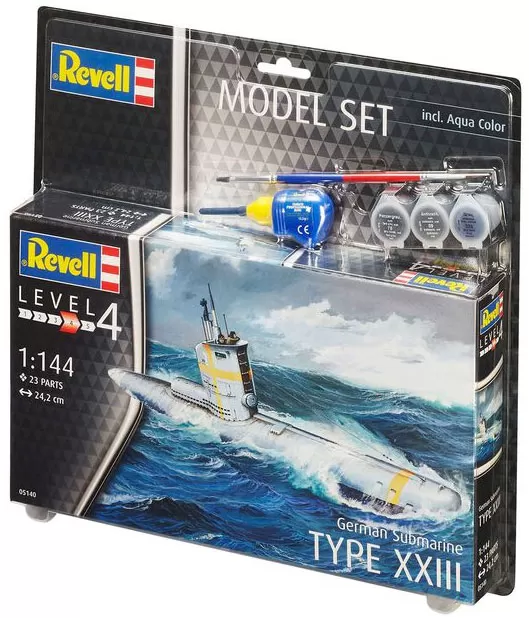 Revell maketa nemačke podmornice sa priborom Model Set RV65140/5008