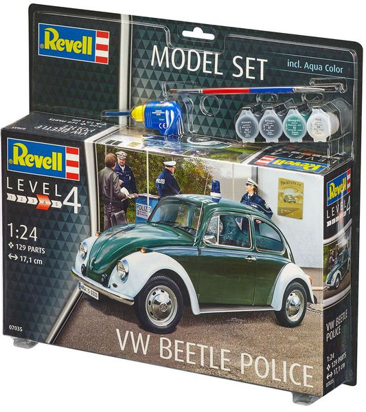 Revell maketa automobila sa priborom Model Set VW Buba Policija RV67035