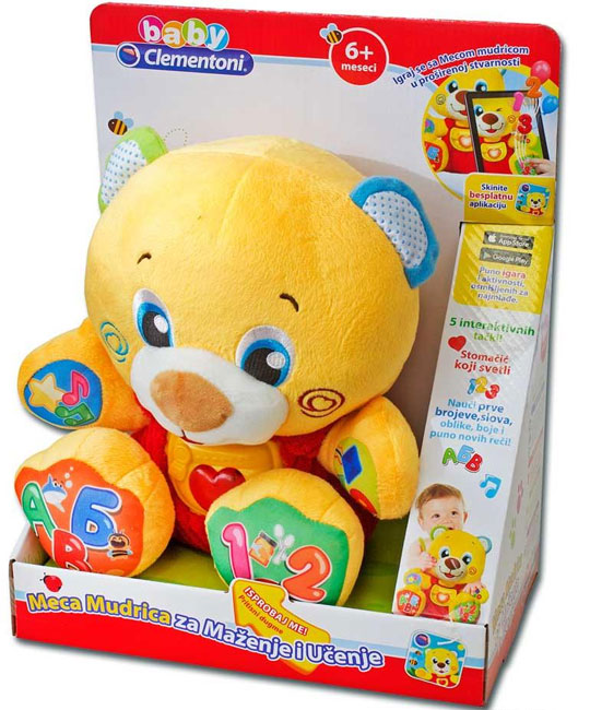 Clementoni Interaktivni plišani Meca Mudrica CL60821