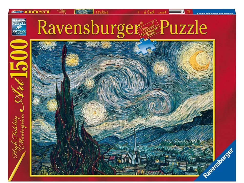 Ravensburger puzzle Art - Vincent Van Gogh - Starry Night 1500 delova
