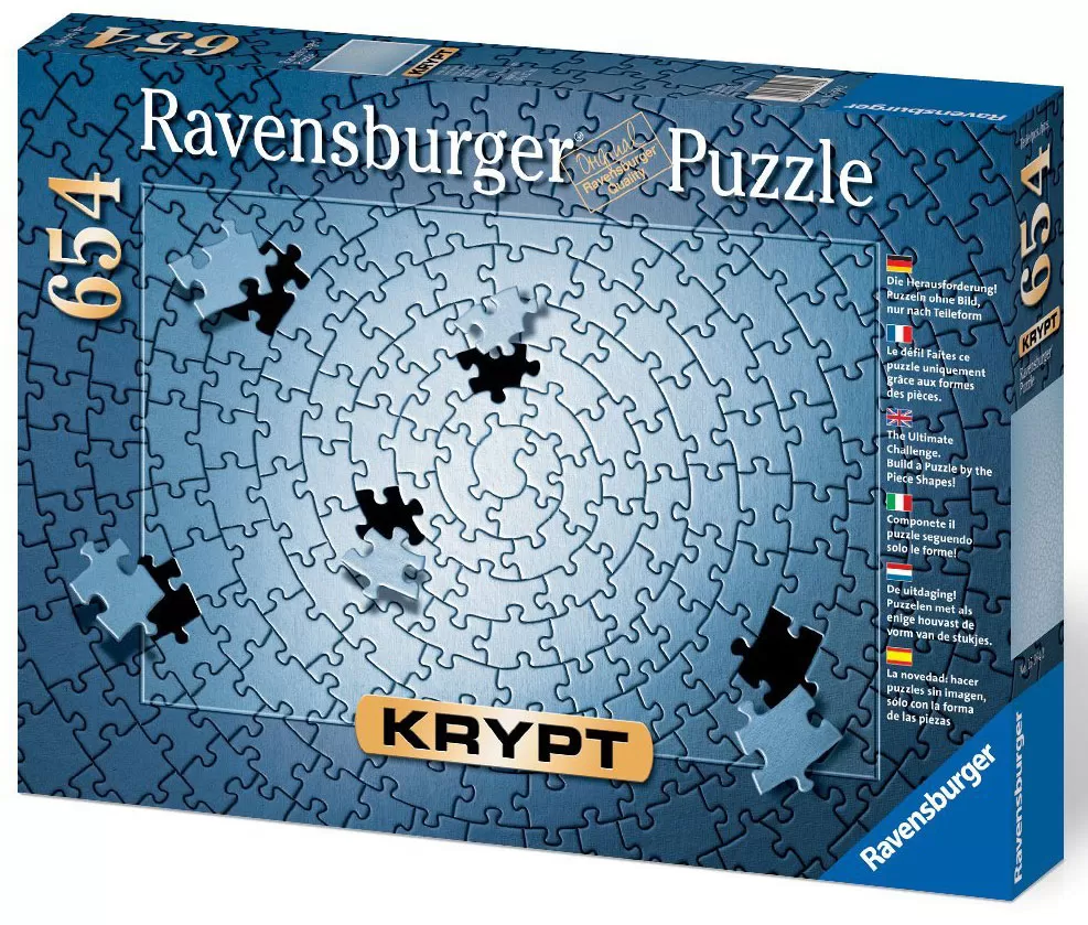 Ravensburger puzzle Specijalna serija KRYPT - srebrna 654 delova RA15964