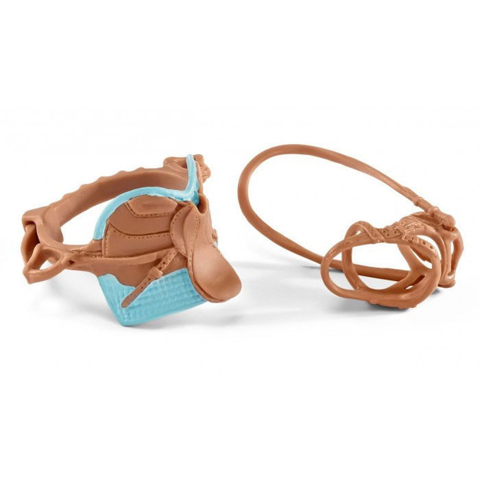 Schleich Figure Domaće životinje - Konji - Turnirsko sedlo i uzde 42166