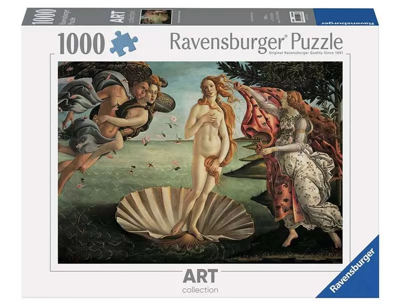 Ravensburger puzzle Art - Sandro Boticelli - The Birth of Venus 1000 delova