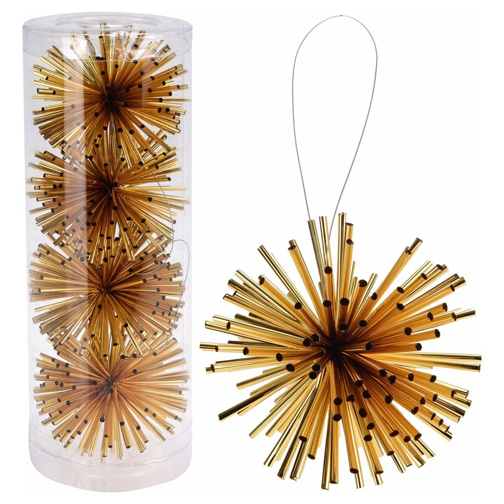 Bobice - Ukrasi Za Jelku - Gold - 4 Komada