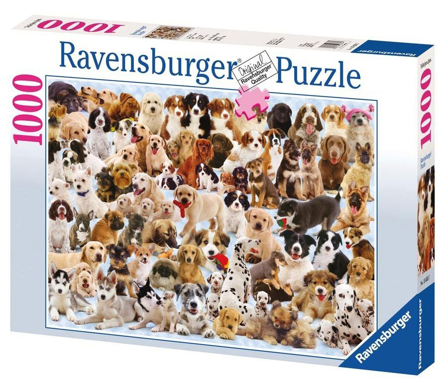 Ravensburger puzzle Životinje - Psi - Obilje pasa 1000 delova RA15633
