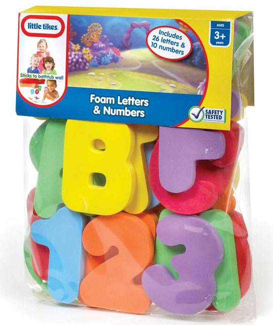 Little Tikes Slova i brojevi za kupanje LT616969