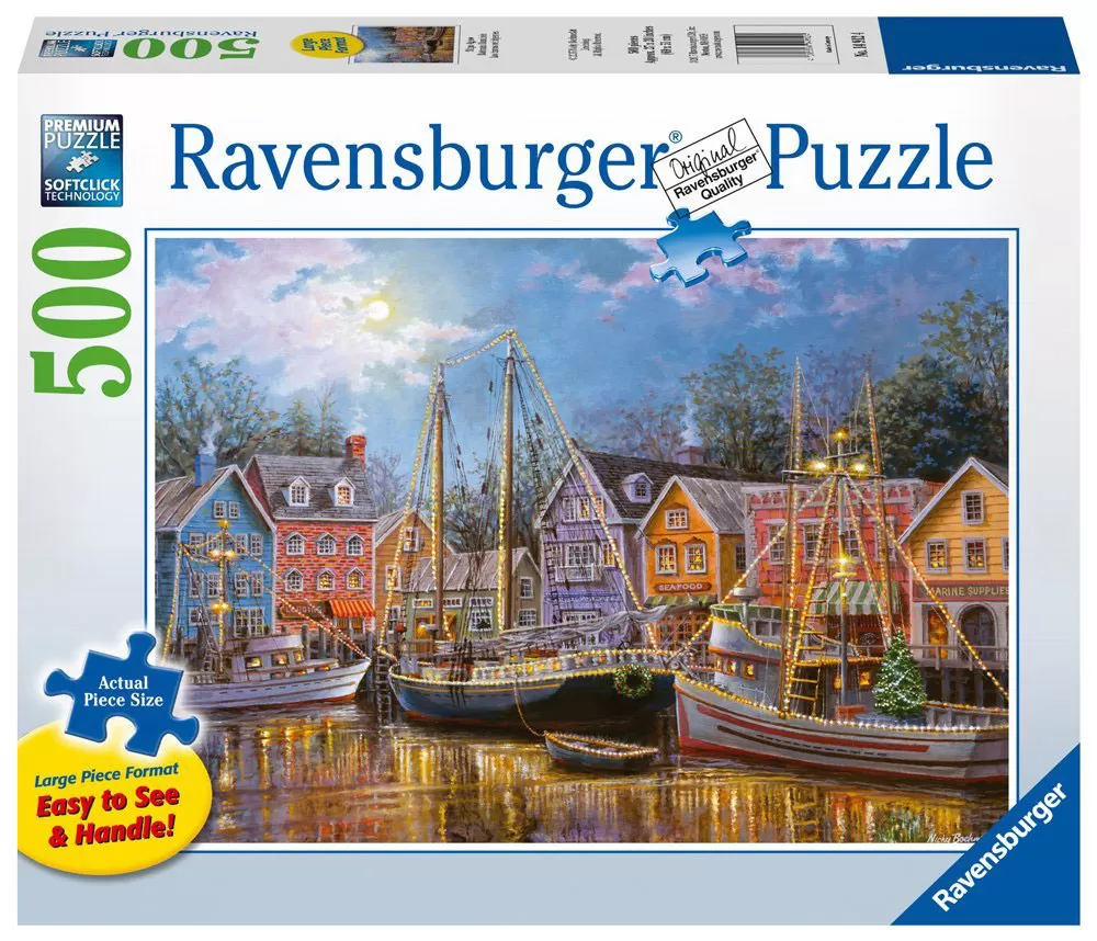 Ravensburger puzzle Ships Aglow - Large Piece Format 500 delova velikog formata RA14912