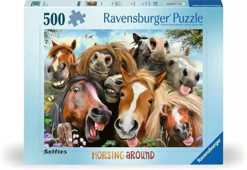 Ravensburger puzzle Životinje - Konjski selfi Horsing Around 500 delova 12000499