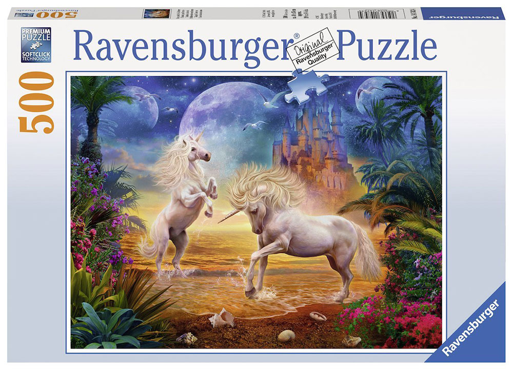 Ravensburger puzzle Art - Životinje - Fantazija- Fantastic Unicorns 500 delova RA14743