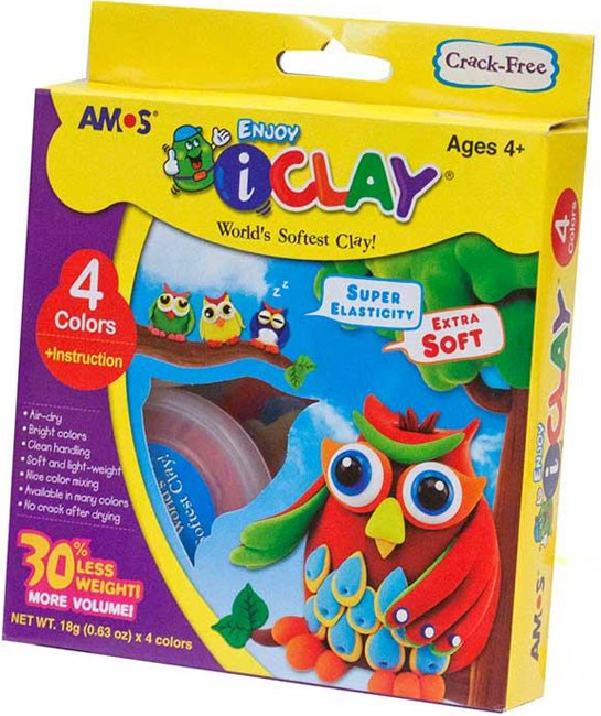 Amos Glina Set 4 boje IC1045