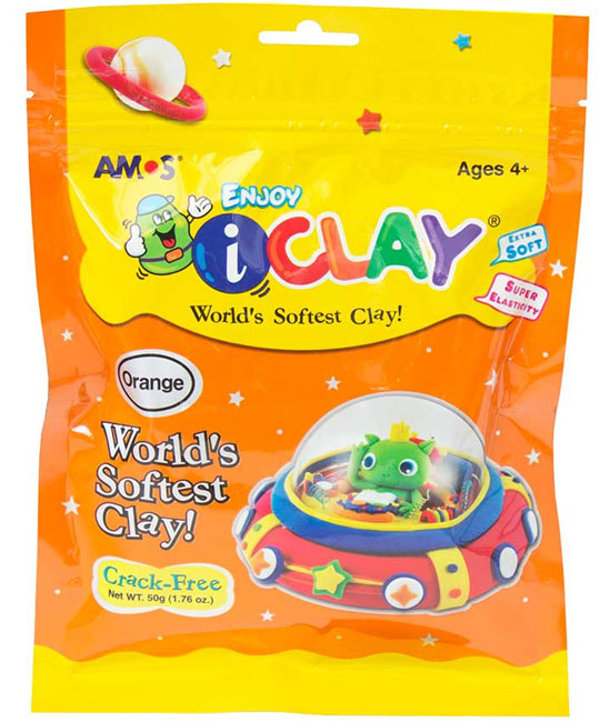 Amos Glina Narandžasta 50g IC3643