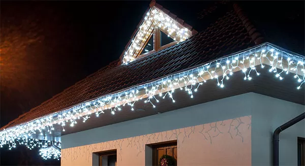 Nadogradive novogodišnje LED lampice 4m x 0.5m 152L Icicle za unutrašnju i spoljnu upotrebu