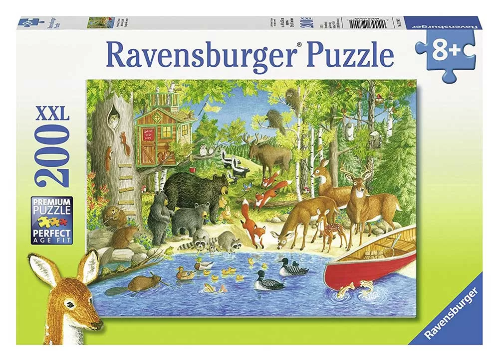 Ravensburger puzzle XXL - Životinje - Woodland Friends 200 delova RA12740