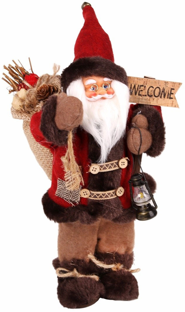 Aled Deda Mraz sa Džakom i Fenjerom Visine 60 cm