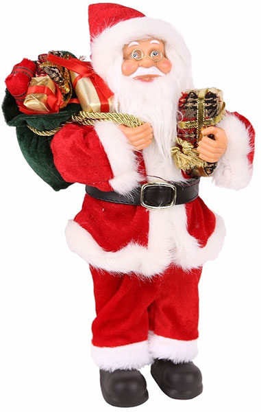 Klasična figura Deda Mraza visine 45 cm
