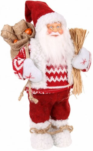 Deda Mraz u džemperu visine 80 cm