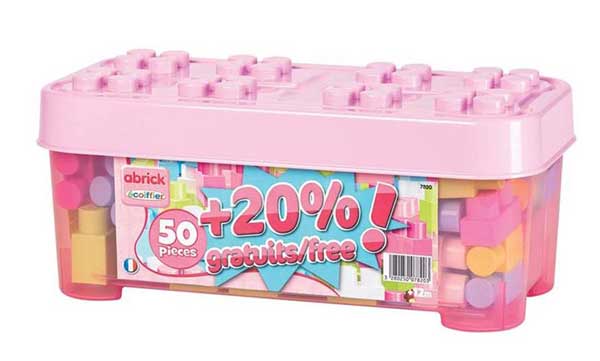 Ecoiffier Set Kocke SM007820, roze