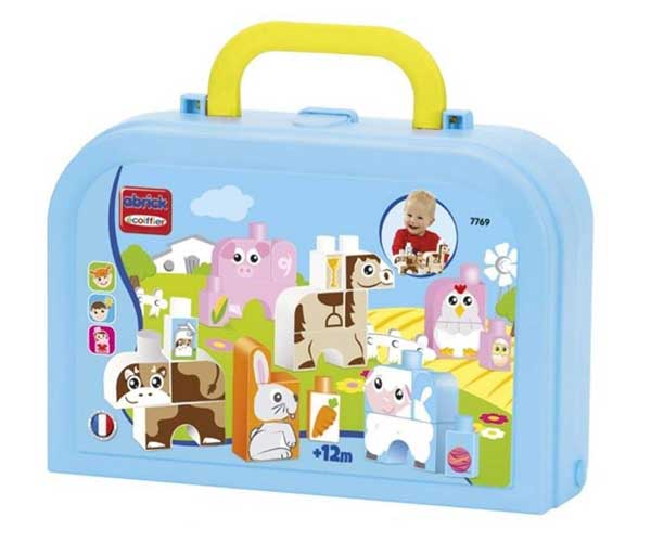 Ecoiffier Retro Kofer Kocke Životinje SM007769