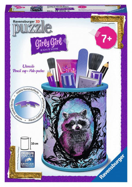  Ravensburger 3D puzzle GIRLY GIRL edition - Za devojčice - Kutija za olovke - Životinje - Animal Trend 54 dela RA12078