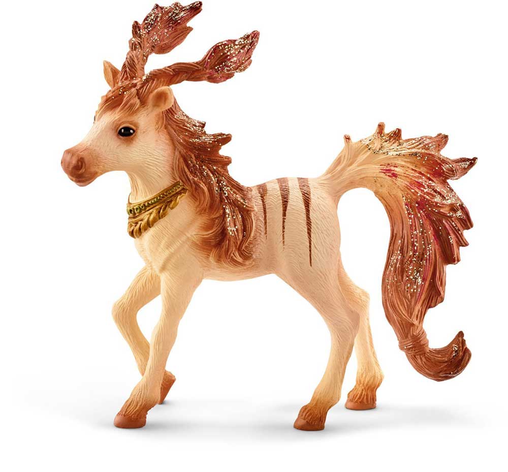 Schleich Figure Bayala - Prugasto ždrebe - ljubimac vile Marvin 70530