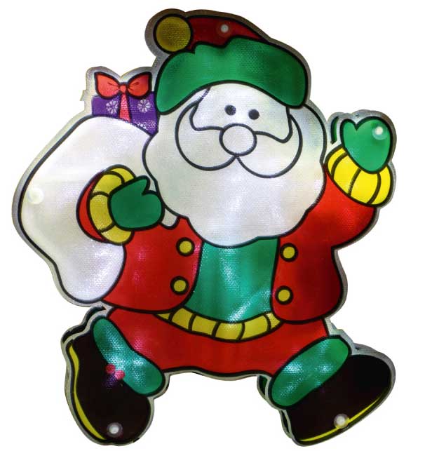 Svetleći Deda Mraz za prozor LED KID313 - Image 1