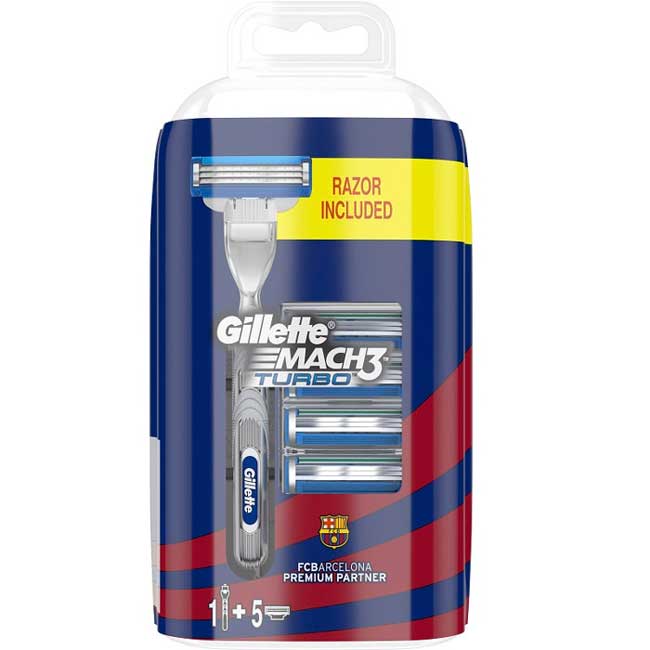 Gillette Mach 3 Turbo brijač FC Barcelona 501404
