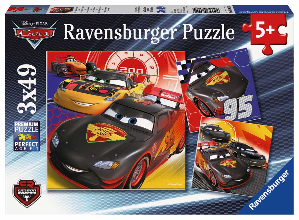 Ravensburger puzzle Dečije puzle - 3x49 - Disney - PIXAR - Cars - Adventure On The Road  3x49 delova RA08001