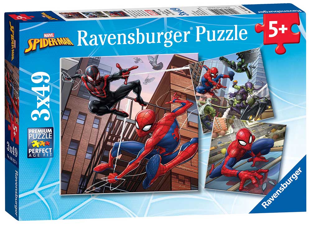 Ravensburger puzzle Dečije puzle - 3x49 - Marvel - Spider-man  3x49 delova RA08025