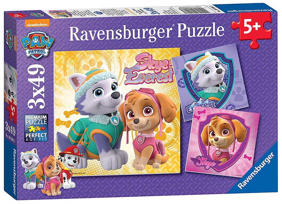 Ravensburger puzzle Dečije puzle - 3x49 - Paw Patrol - Paw Patrol - Skye i Everest  3x49 delova RA08008