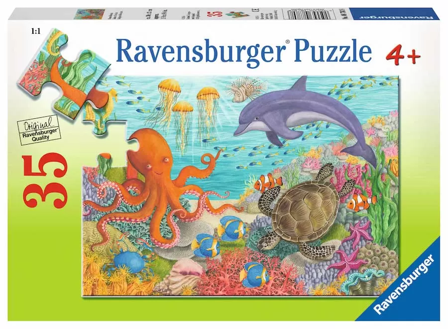 Ravensburger puzzle Dečije puzle - 35 - Životinje - Ocean Friends 35 delova RA08780