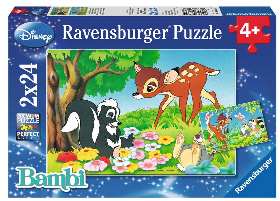 Ravensburger puzzle Dečije puzle - 2x24 - Disney - Bambi   2x24 dela RA08864