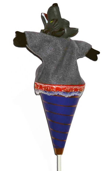 Ginjol lutka na štapu vuk 7004S 4 