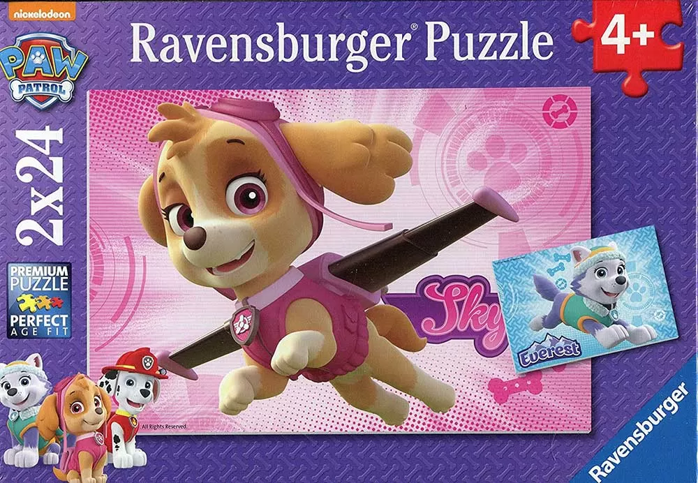 Ravensburger puzzle Dečije puzle - 2x24 - Paw Patrol - Skye i Everest 2x24 delova RA09152