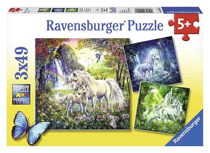 Ravensburger puzzle Dečije puzle - 3x49 - Fantazija - Beautiful Unicorns 3x49 delova RA09291